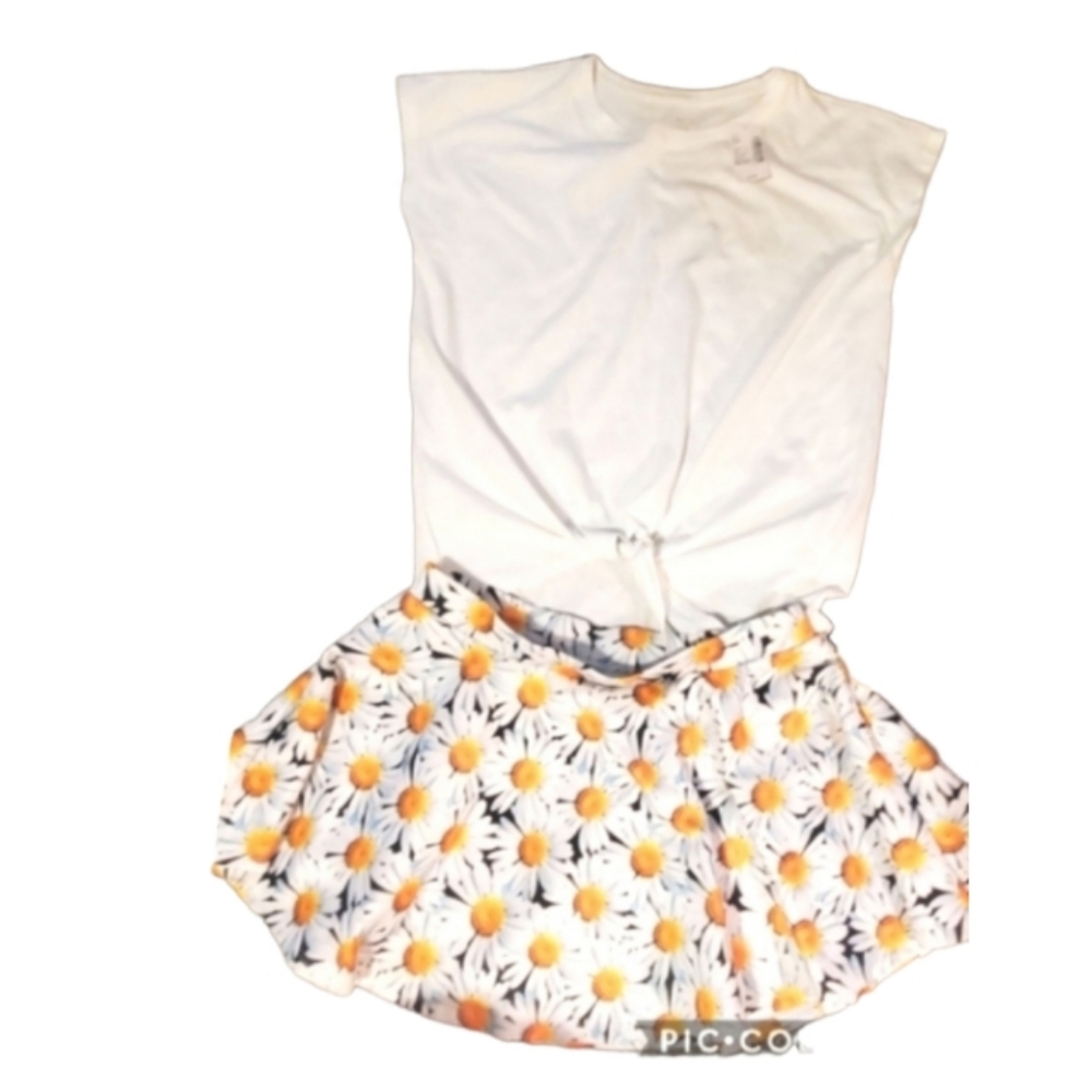 New xl piper skirt top with front knot new